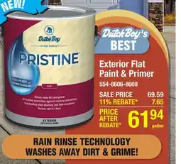 Menards Exterior Flat Paint & Primer offer