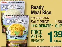Menards Ready Meal Rice offer