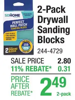 Menards 2-Pack Drywall Sanding Blocks offer