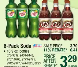 Menards 6-Pack Soda offer