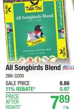 Menards All Songbirds Blend offer