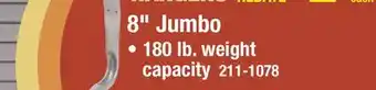 Menards 8 Jumbo Hangers offer