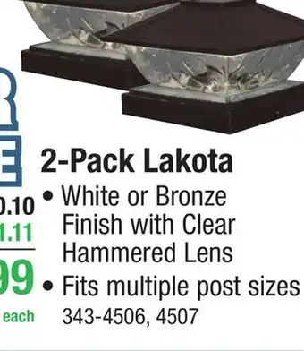 Menards 2-Pack Lakota offer