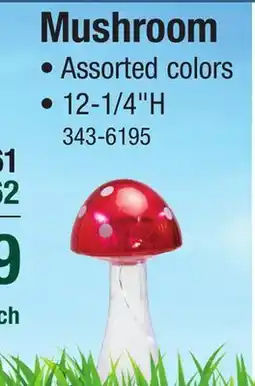 Menards Mushroom offer