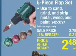 Menards 5-Piece Flap Set offer