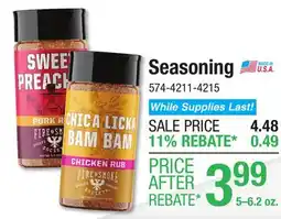 Menards Seasoning offer