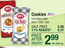 Menards Cookies offer