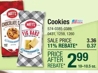 Menards Cookies offer