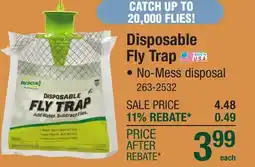 Menards Disposable Fly Trap offer