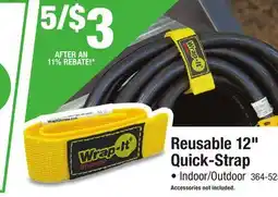 Menards Reusable 12 Quick-Strap offer