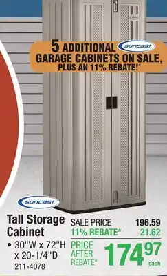 Menards Tall Storage Cabinet offer