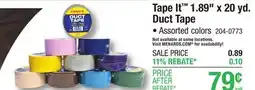 Menards Tape It 1.89 x 20 yd. Duct Tape offer