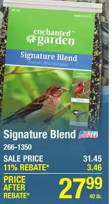 Menards Signature Blend offer