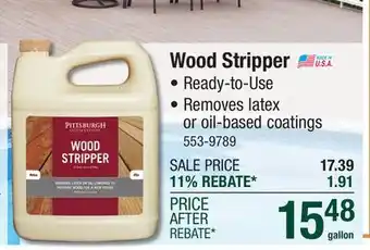 Menards Wood Stripper offer