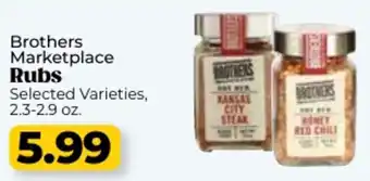 Roche Bros Brothers Marketplace Rubs offer