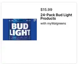 Walgreens 24-Pack Bud Light Products offer