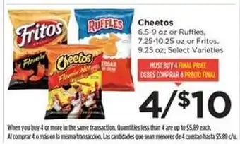Food 4 Less Cheetos offer
