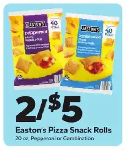 Save a Lot Easton's Pizza Snack Rolls offer