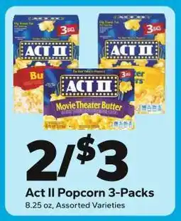 Save a Lot Act II Popcorn 3-Packs offer