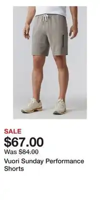 Nordstrom Vuori Sunday Performance Shorts offer
