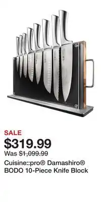 Nordstrom Cuisine::pro Damashiro BODO 10-Piece Knife Block offer