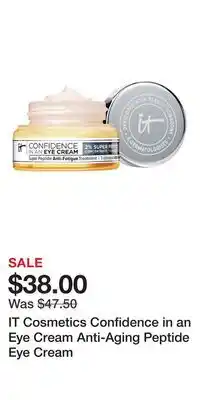 Nordstrom IT Cosmetics Confidence in an Eye Cream Anti-Aging Peptide Eye Cream offer