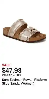 Nordstrom Sam Edelman Rowan Platform Slide Sandal (Women) offer