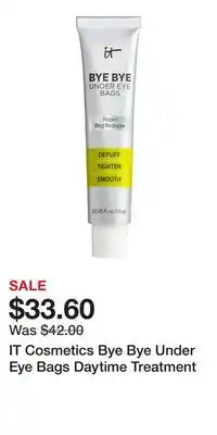 Nordstrom IT Cosmetics Bye Bye Under Eye Bags Daytime Treatment offer