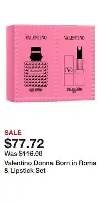 Nordstrom Valentino Donna Born in Roma & Lipstick Set offer