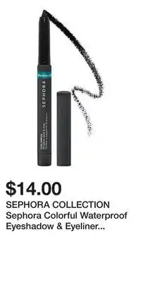Kohl's SEPHORA COLLECTION Sephora Colorful Waterproof Eyeshadow & Eyeliner Multi-Stick offer