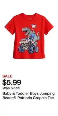 Kohl's Baby & Toddler Boys Jumping Beans Patriotic Graphic Tee offer