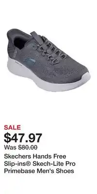Kohl's Skechers Hands Free Slip-ins Skech-Lite Pro Primebase Men's Shoes offer