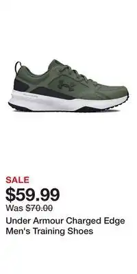 Kohl's Under Armour Charged Edge Men's Training Shoes offer