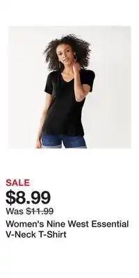 Kohl's Women's Nine West Essential V-Neck T-Shirt offer