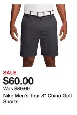 Dick's Sporting Goods Nike Men's Tour 8 Chino Golf Shorts offer