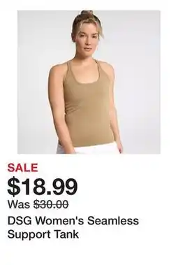Dick's Sporting Goods DSG Women's Seamless Support Tank offer