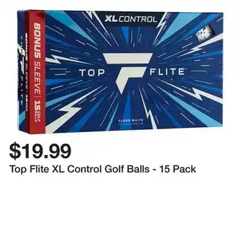 Dick's Sporting Goods Top Flite XL Control Golf Balls - 15 Pack offer