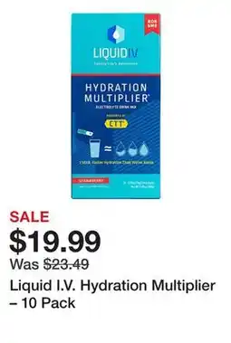 Dick's Sporting Goods Liquid I.V. Hydration Multiplier – 10 Pack offer