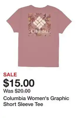 Dick's Sporting Goods Columbia Women's Graphic Short Sleeve Tee offer