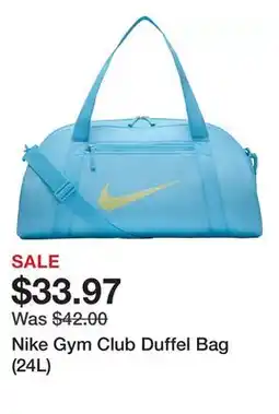Dick's Sporting Goods Nike Gym Club Duffel Bag (24L) offer