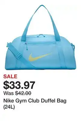 Dick's Sporting Goods Nike Gym Club Duffel Bag (24L) offer