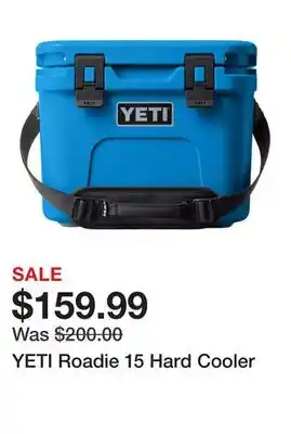 Dick's Sporting Goods YETI Roadie 15 Hard Cooler offer