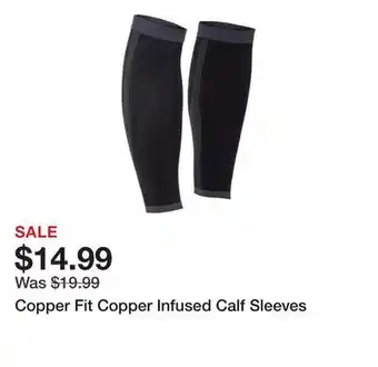 Dick's Sporting Goods Copper Fit Copper Infused Calf Sleeves offer