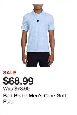 Dick's Sporting Goods Bad Birdie Men's Core Golf Polo offer