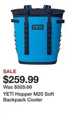 Dick's Sporting Goods YETI Hopper M20 Soft Backpack Cooler offer