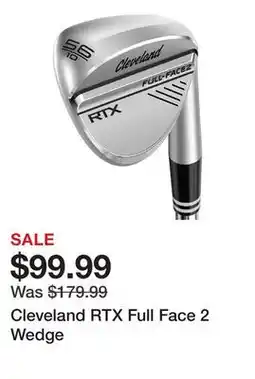 Dick's Sporting Goods Cleveland RTX Full Face 2 Wedge offer
