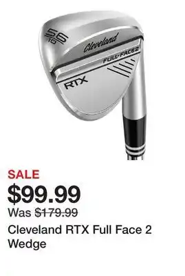 Dick's Sporting Goods Cleveland RTX Full Face 2 Wedge offer