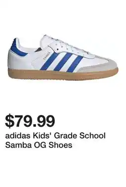 Dick's Sporting Goods adidas Kids' Grade School Samba OG Shoes offer