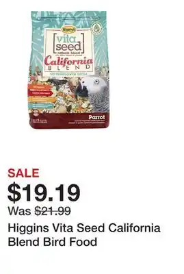 Petsmart Higgins Vita Seed California Blend Bird Food offer