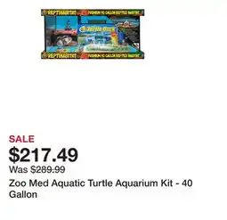 Petsmart Zoo Med Aquatic Turtle Aquarium Kit - 40 Gallon offer